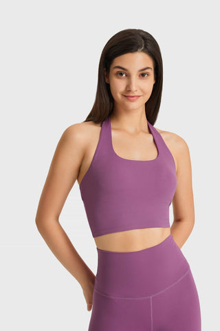 Millennia Breathable Halter Neck Sports Bra